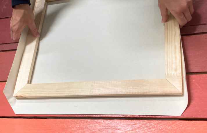 Paint by Numbers: How to Stretch your Canvas on a DIY Wooden Frame