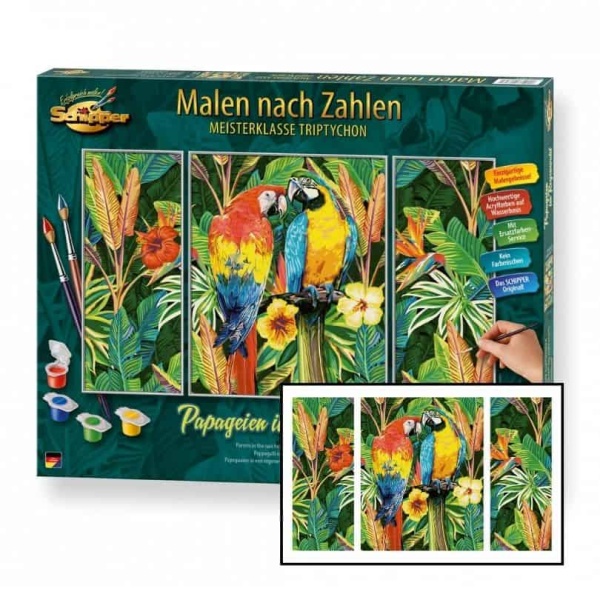 Schipper - Parrots In The Rain Forest, Triptych